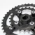 Import Steel Bike Fixed Gear Chainwheel Single Speed Crankset For Mountain Bicycle(Square Taper, Black, Sprocket) from China