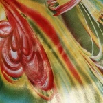 STRETCH METALLIC FABRIC WITH FOIL