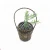 Import substantial supply willow wicker rattan flower basket with hanging from China