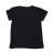 Import Summer new letter printing boy short sleeve top baby girl black t shirt from China