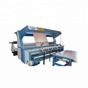 SUNTECH Customized Cutter Quantity Accurate Length Counting yard or meter Textile Inspection Fabric Slitter Machine