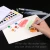 Import Superior empty water color  brush pen 6 size tips drawing pen from China