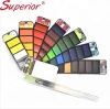 Superior new design water color paint set fan shaped 42 colors solid water color paint set