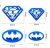 Import Superman Batman Inspired Plastic Cookie Cutter For Home Baking from China