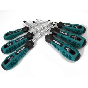 Supply 6pcs Cr-V steel screwdriver sets Philips slotted screwdriver sets with anti-slip rubber handle
