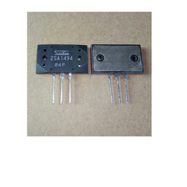Supply brand new imported high power amplifier audio paired transistor 17a 200V 200W 20MHz mt-200 package 2sa1494 2SC3858