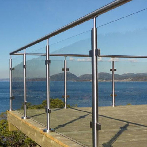 Buy Sus 304 Satin Surface Glass Balustrade Railing Australia Railings ...