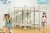 Import SW-S028 steel children bunk bed for kids nursery school from China