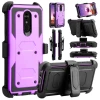T-Mobile Shell defender 2020 phone case for LG V60 ThinQ for LG K51 Heavy Duty Protection Holster Belt Clip Shockproof cover