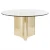 Import T19201 Gold  Stainless steel Wedding Dining Table from China