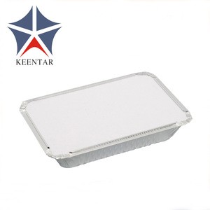 Takeaway food Aluminium foil container with paper lid 750ml