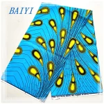 Textile fabric printing 6 yards  wax print african dresses polyester fabric