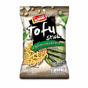 Thai Snack No Sodium Less Additives Crunchy Tasty Freeze Dried Tofu Stick with Seaweed Flavor 20g Per Pack