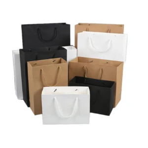 The hottest selling wholesale custom printed luxury shopping paper bags gift paper bags