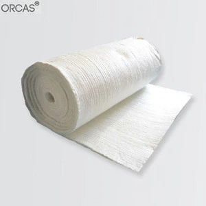 Thin fiberglass needled mat (Blanket) with aluminum foil coating