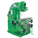 three-axis mechanical feed electronic oil pump lubrication universal knee type vertical milling machine