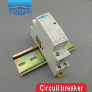 TOCT1 2P 25A 1NC 1NO 230V 50/60HZ Din rail Household ac contactor one normal open and one normal close