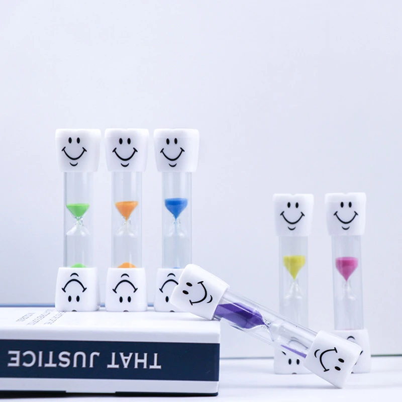 Top Quality Custom Shapes Sizes Low MOQ Smiley hourglass kitchen bathroom Colorful Sandtimer Plastic 3 minutes sand timer