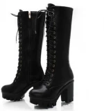 Top Quality New Hot Sale Fashion Design Footwear Women Horse Riding Style Water Rain Shoes Long Boot By Lazib Sports
