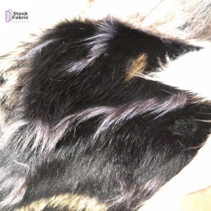 Top quality polyester faux fur dog fur with long hair stock fabric