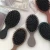 Import Top selling black customized plastic boar bristle hair brush,oval paddle hair brush wholesale from China