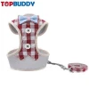 TOPBUDDY Pet Product Cotton Front Vest Dog Harness with Cute Bows
