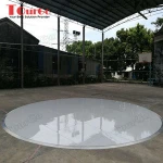 Tourgo Black Round Dance Floor Outside Dance Floor For Event