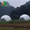 Transparent 6M 15M diameter winter camping geodesic dome tent