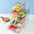 Import Transparent Plastic refrigerator storage fresh-keeping box,storage containers from China