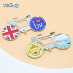 Travelpro Hot Selling Wholesale Multi-Color Optional Bicycle Refrigerator Sticker Exquisite Arts Bottle Opener Fridge Magnet