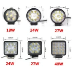 Truck LED Work Light CE Rohs 24W 27W 48W  18W LED Work Light