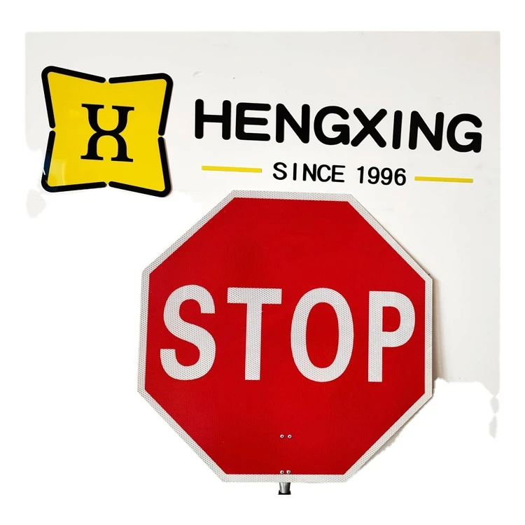 TTS19 telescopic traffic sign Customized Design  Double-sided  Reflective Aluminum Stop slow Sign