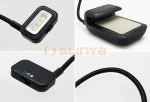 Ultra-wide Clamp AAA Battery Power Supply eBook Reader 3 Led Clip On Book Lamp