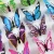 Import Unionpromo colorful PVC 3D butterfly wall stickers home decor from China