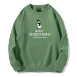Unisex adult merry christmas vintage hoodie sweatshirt casual christmas sweatshirts