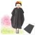 Import Unisex waterproof custom black barber hair cutting hairdressing cape from China