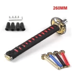 Universal 260MM JDM Katana Shifter Samurai Sword Shift Knob With Adapters Gear Shift knob