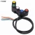 Import Universal 5 multi function button switch combination handlebar mount horn led fog light turn signal motorcycle on off switch from China