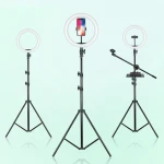 Universal Beauty Makeups 10 Inch Floor-to-Ceiling Light Selfie Ring Light With Tripod Light Stand