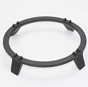Universal Black Cast Iron Wok Support Ring Stove Trivets for Kitchen and Camping, Stove Rack, Pot Holder