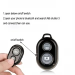 Universal selfie stick Blue Tooth Wireless remote control camera shutter for iPhone and android mobile phone