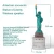Import USA tourist Statue of liberty wireless speaker resin souvenirs from China