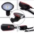Import USB  battery powered LED speaker bicycle front  bike battery light cycle light with horn from China