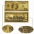Import 100 Usd Dollar Full Gold Foil Banknote 24K Gold Plated Dollars Commemorative Notes for Collection And Gifts from China