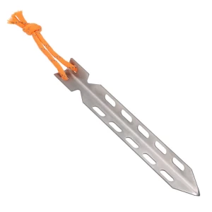 V Shape Titanium Tent Pegs Windproof Outdoor Camping Tent Nail Stakes Traveling Tent Accessories