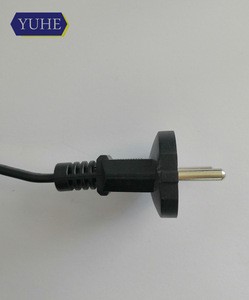 VDE EU approved  2 pin plug power cable  for home appliance air condition and industrial equipment