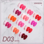 VDN Free Sample Private Label Gel Nail Polish Soak Off UV Gel Color 15ml/Bottle Hight Quantity Nail Supplies