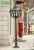 Import Victorian style outdoor two lamp head garden pole light street lamp post from China