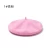 Vintage Solid Color Knitted Artist Painter Hat Winter Warm Wool Beret Hats Female