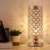 Import Vintage Style Wholesale 5w E27 Button Switch Metal Crystal Night Light Desk Led Table Light from China